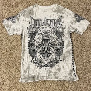 Affliction lost souls tshirt Size XL. Side threads - excellent condition